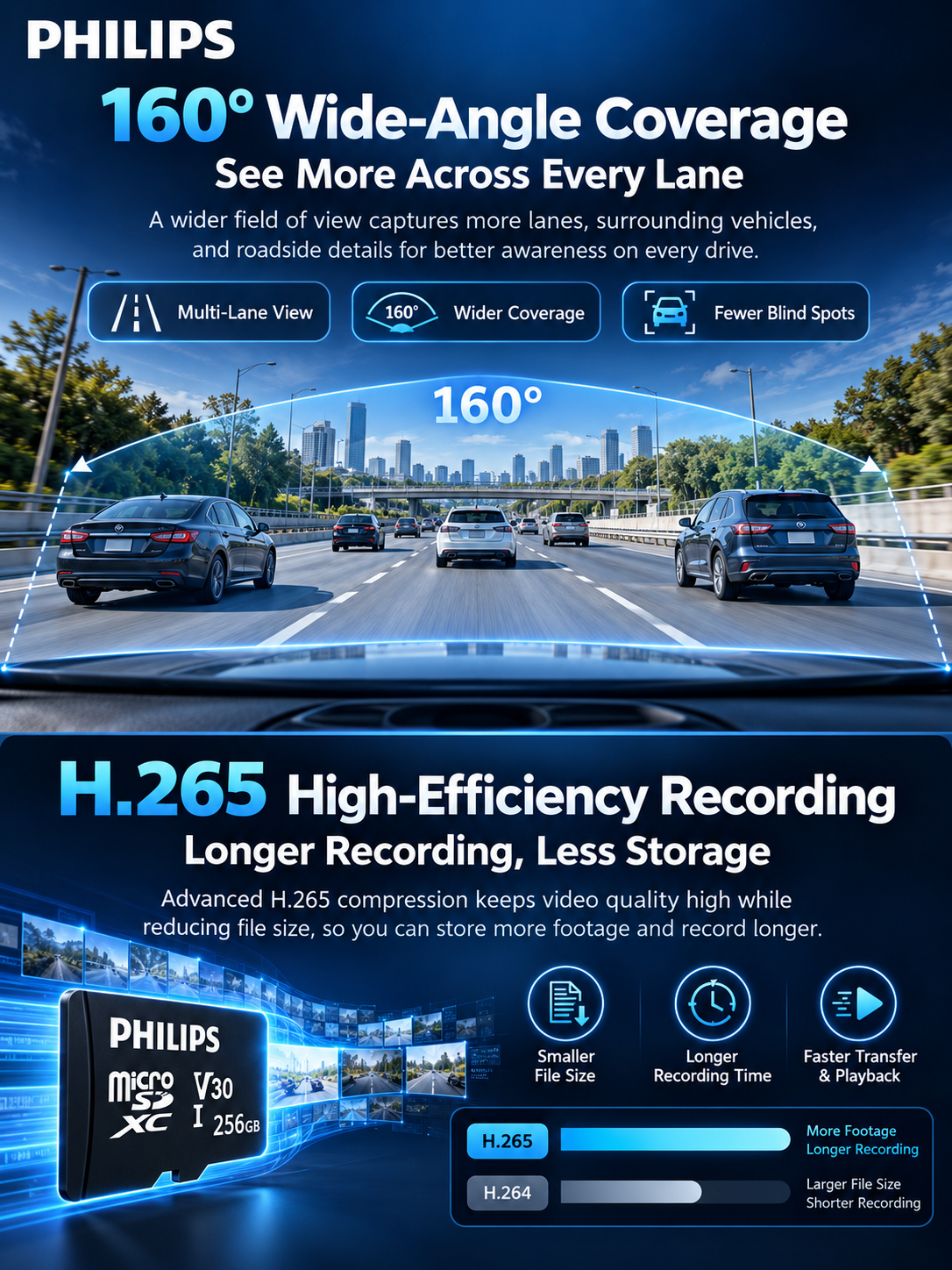 160° Coverage + H.265